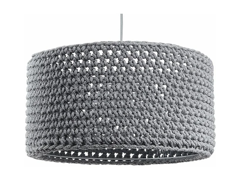 Lampa wisząca COTTON 40 szara