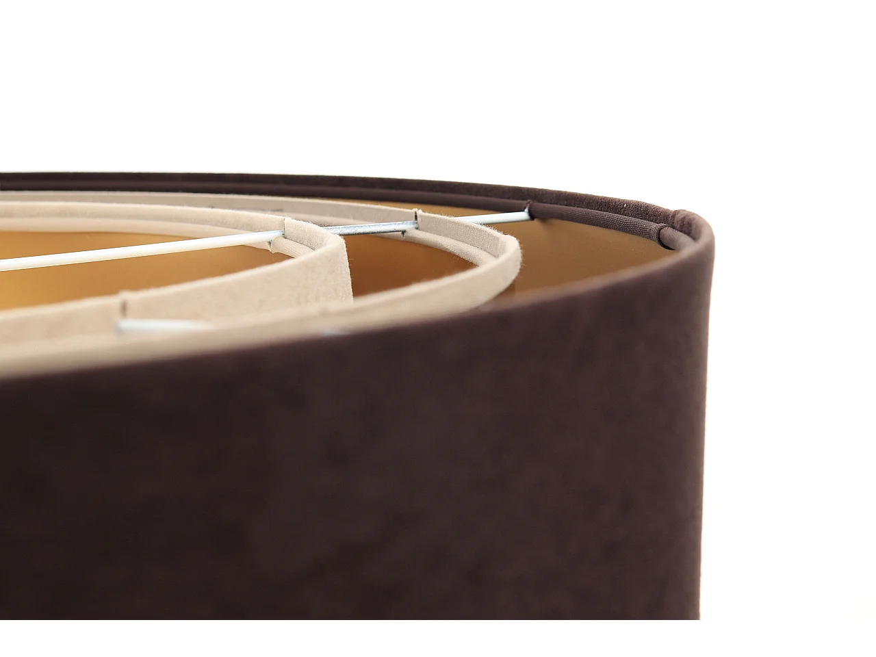 Lampa wisząca TRIO MIX brązowa/złota/beżowa