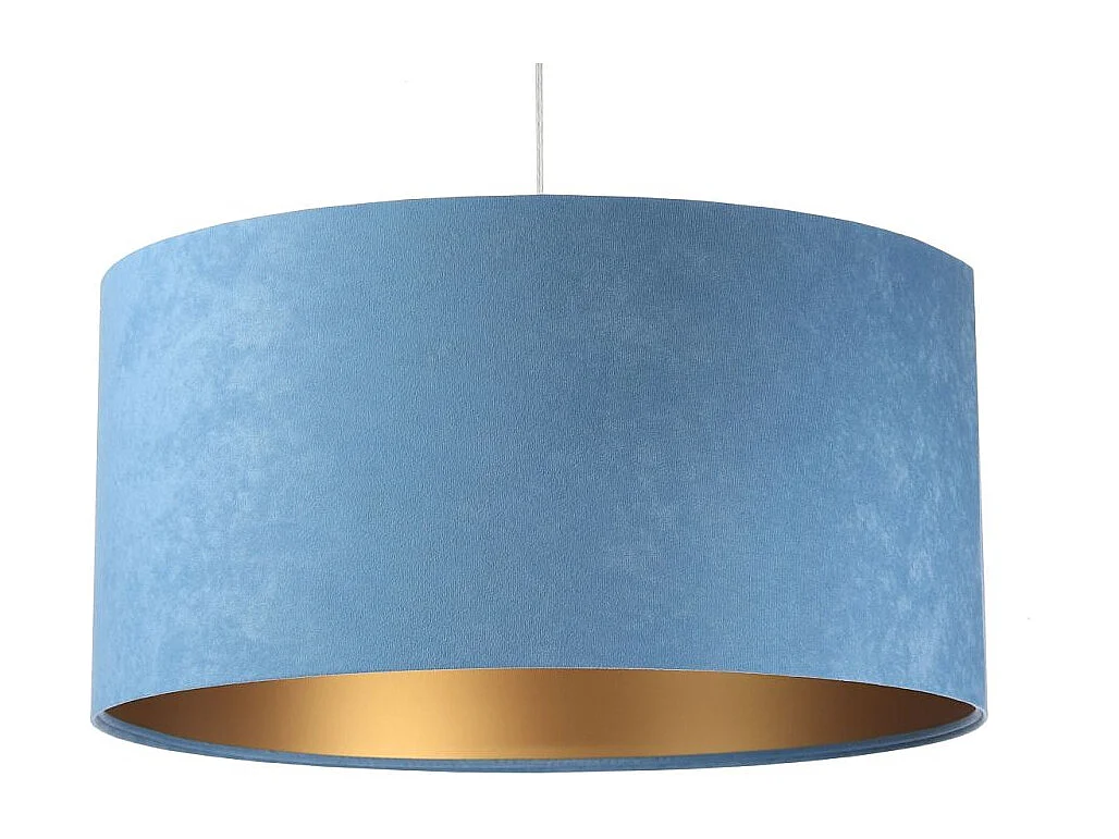 Lampa wisząca HOME 40 błękitna/złota