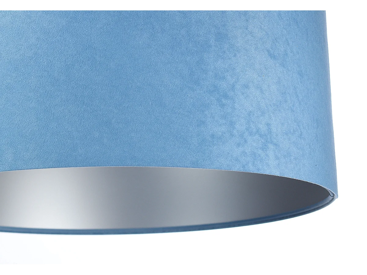 Lampa wisząca HOME 40 błękitna/srebrna