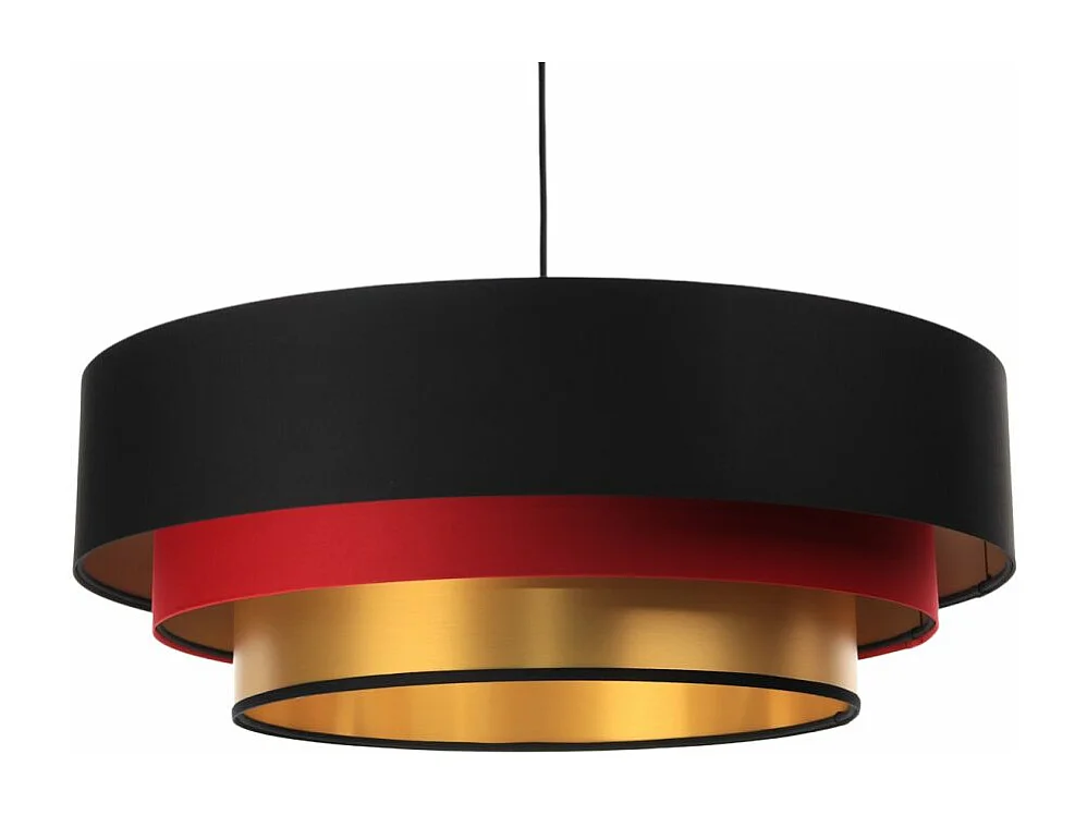 Lampa wisząca TRIO MIX czarna/czerwona/złota