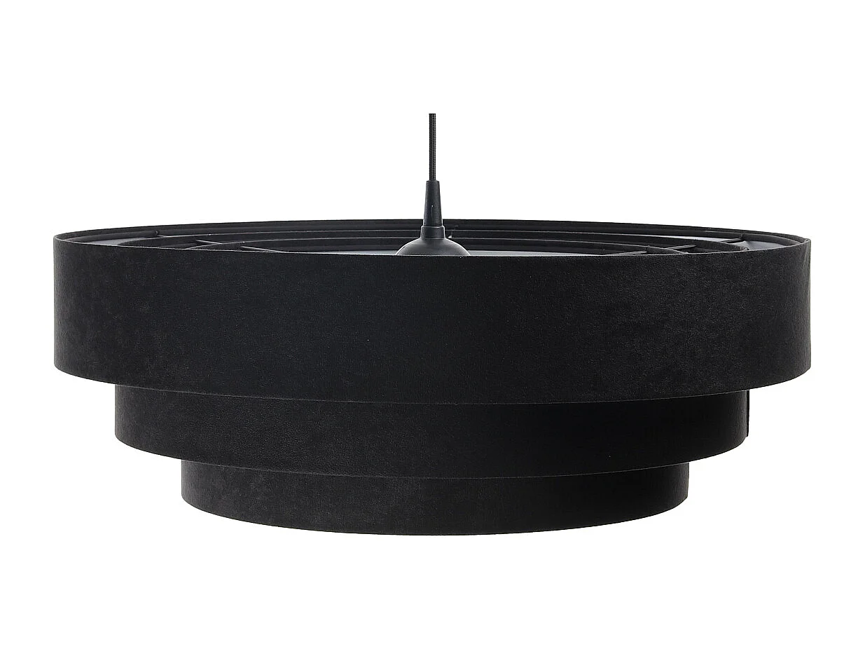 Lampa wisząca TRIO czarna/srebrna