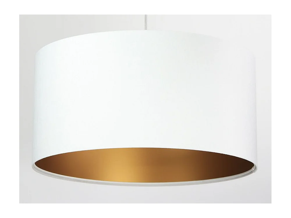 Lampa wisząca HOME 60 biała/złota