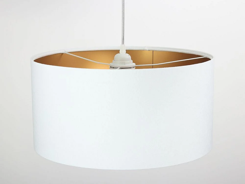 Lampa wisząca HOME 60 biała/złota