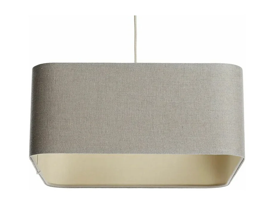 Lampa wisząca KWADRO LEN 001-40w30 jasna beżowa