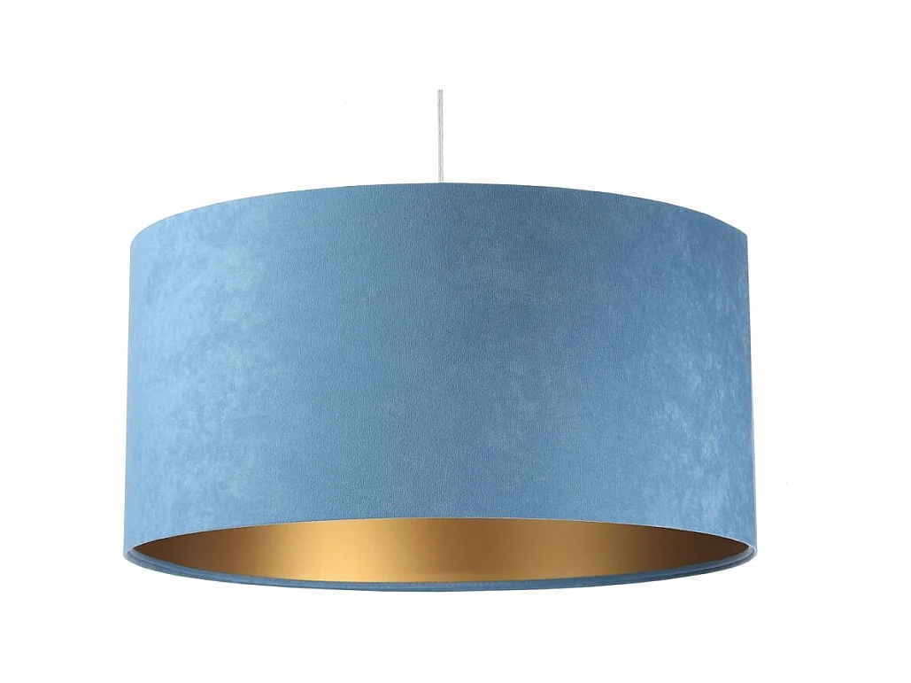 Lampa wisząca HOME 60 błękitna/złota