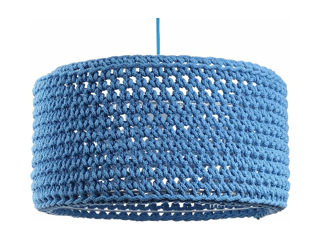 Lampa wisząca COTTON 40 niebieska