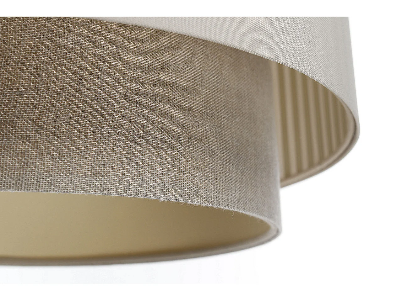 Lampa wisząca DUO LAMI LINE 60 kremowa/beżowa