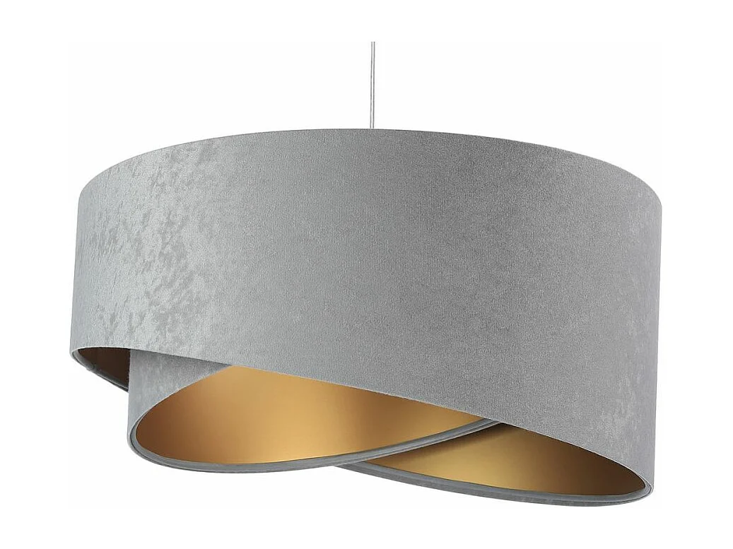 Lampa wisząca GEMSTONE szara/złota