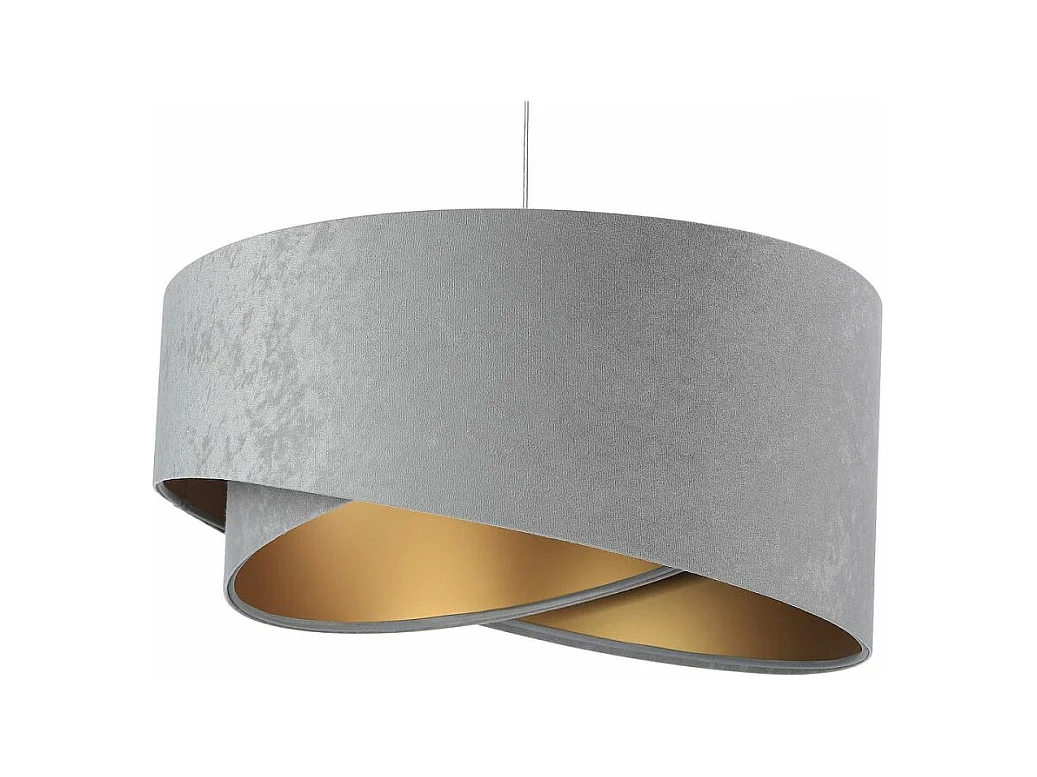 Lampa wisząca GEMSTONE szara/złota