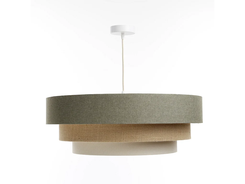Lampa wisząca ERUTAN TRIPLE zielona/beżowa/kremowa