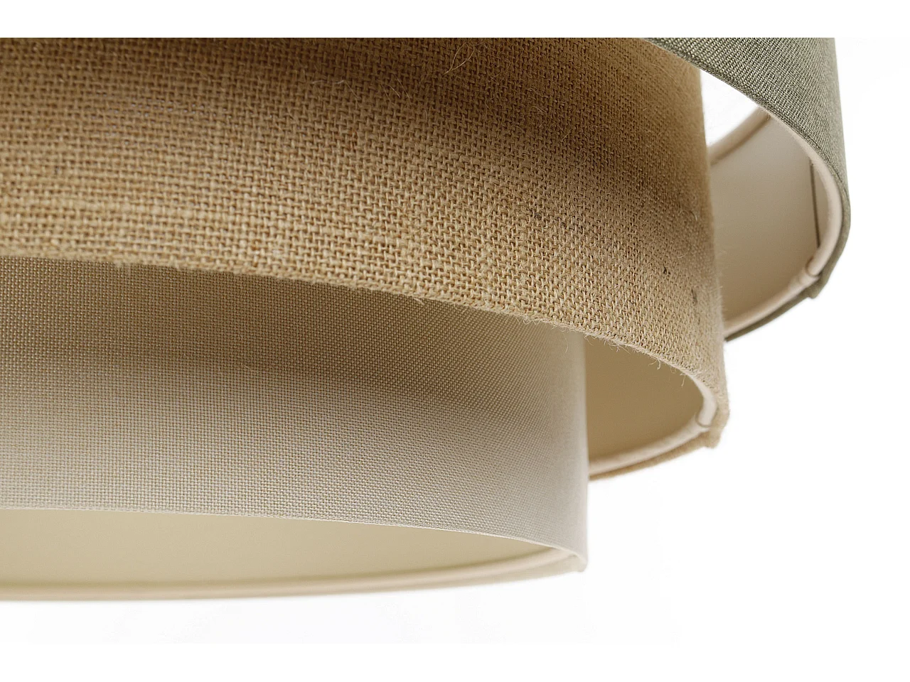 Lampa wisząca ERUTAN TRIPLE zielona/beżowa/kremowa