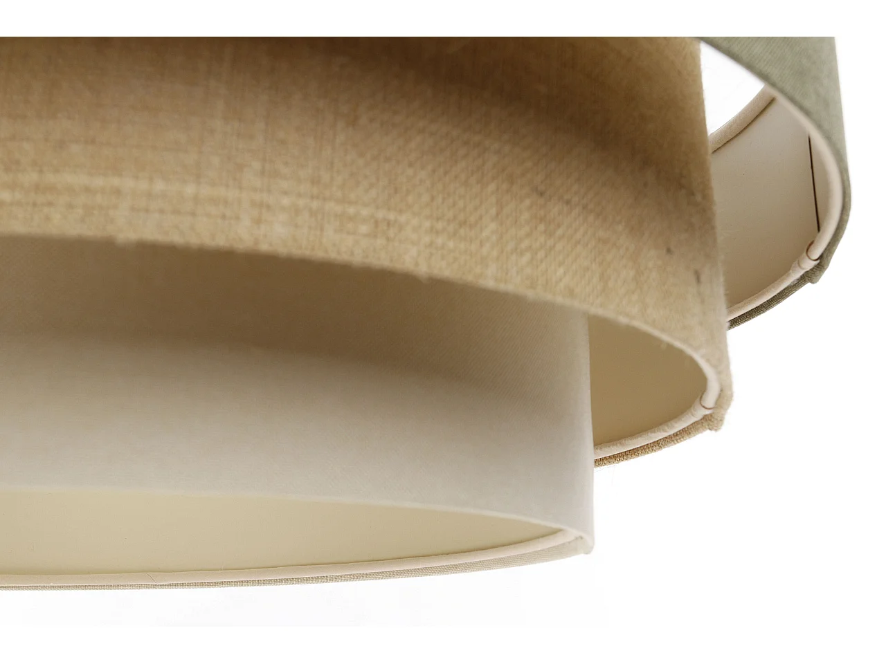 Lampa wisząca ERUTAN TRIPLE zielona/beżowa/kremowa