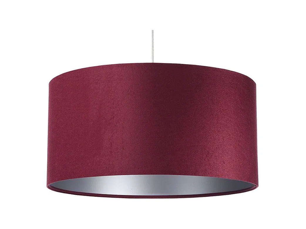 Lampa wisząca HOME 30 bordowa/srebrna