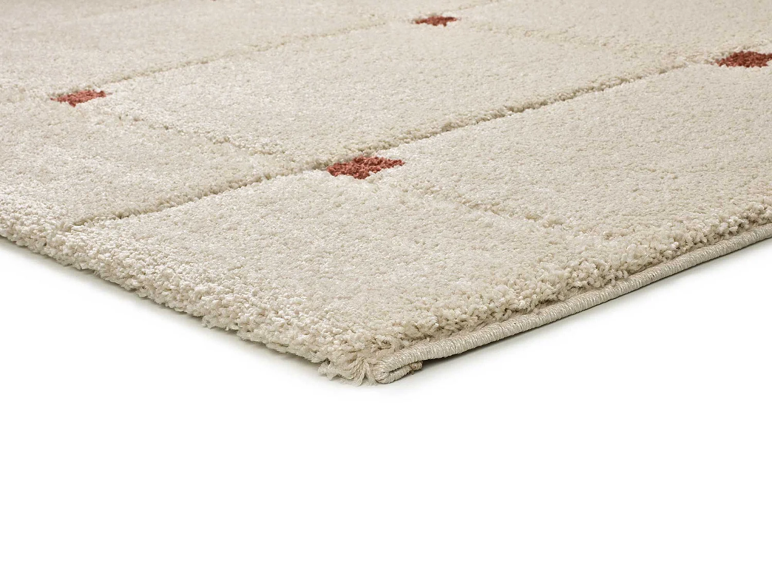 Tappeto interno - shaggy geometrico - caldera - 80 x 150 cm - BRENDA