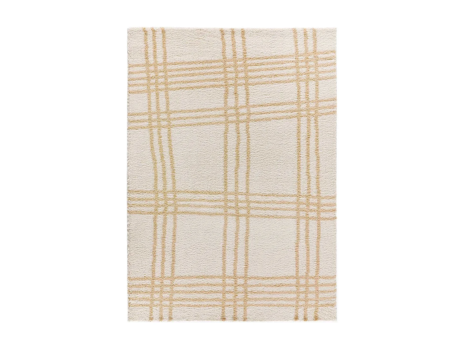 Alfombra interior  - shaggy nórdico - beige - 80 x 150 cm - HELIA