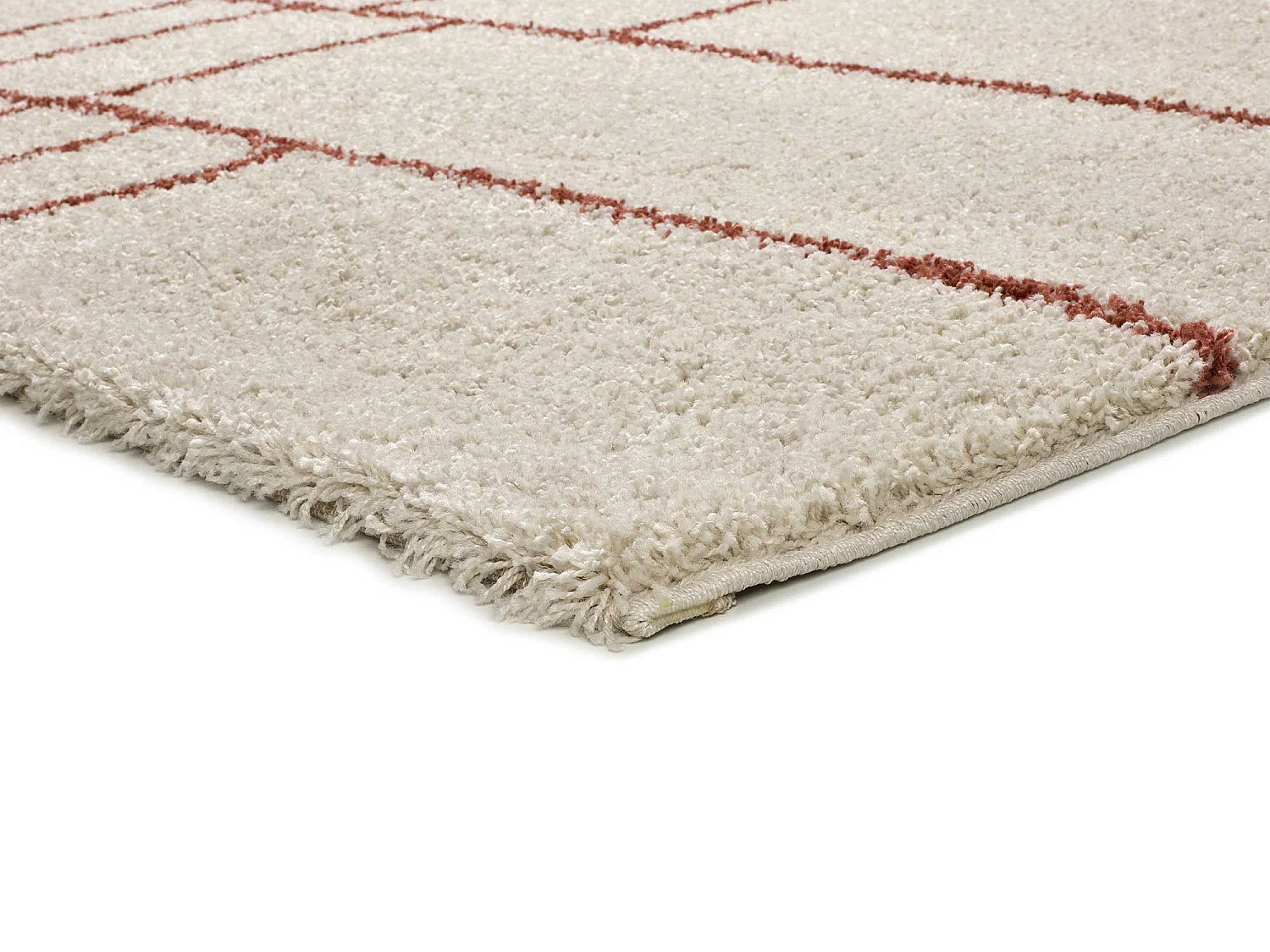 Alfombra interior  - shaggy geométrico - caldera - 133 x 190 cm - HELIA