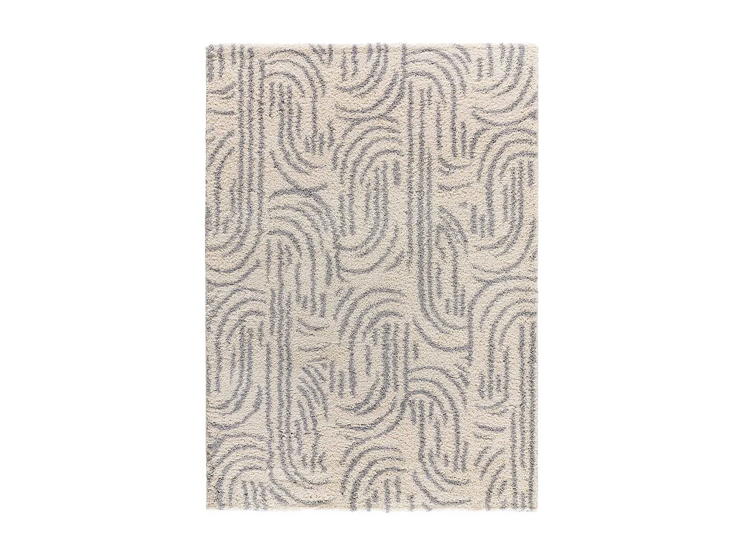 Tappeto interno - shaggy scandinavo - argento - 160 x 230 cm - HELIA