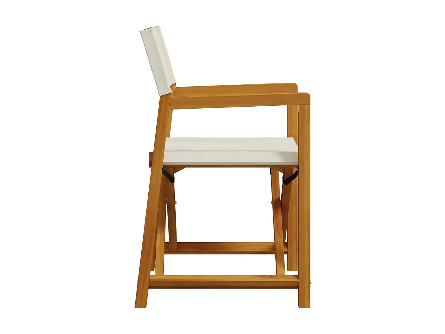 Chaises de jardin pliables lot de 6 blanc crème tissu