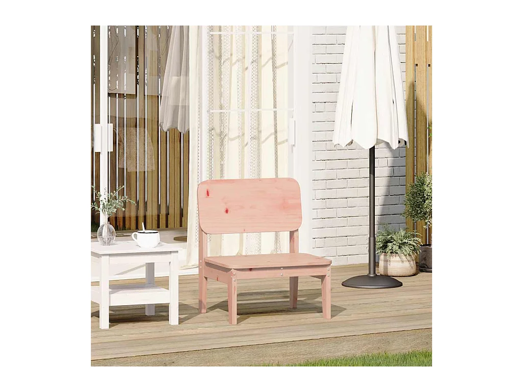 Chaise de jardin 60x52,5x72 cm bois massif de douglas