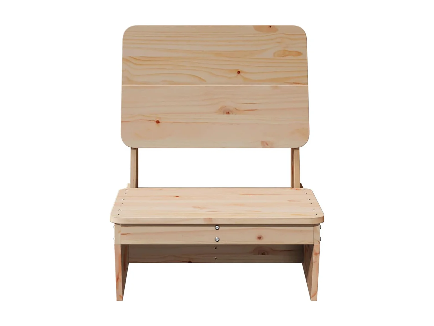 Chaises de jardin lot de 2 60x64x70,5 cm bois massif de pin