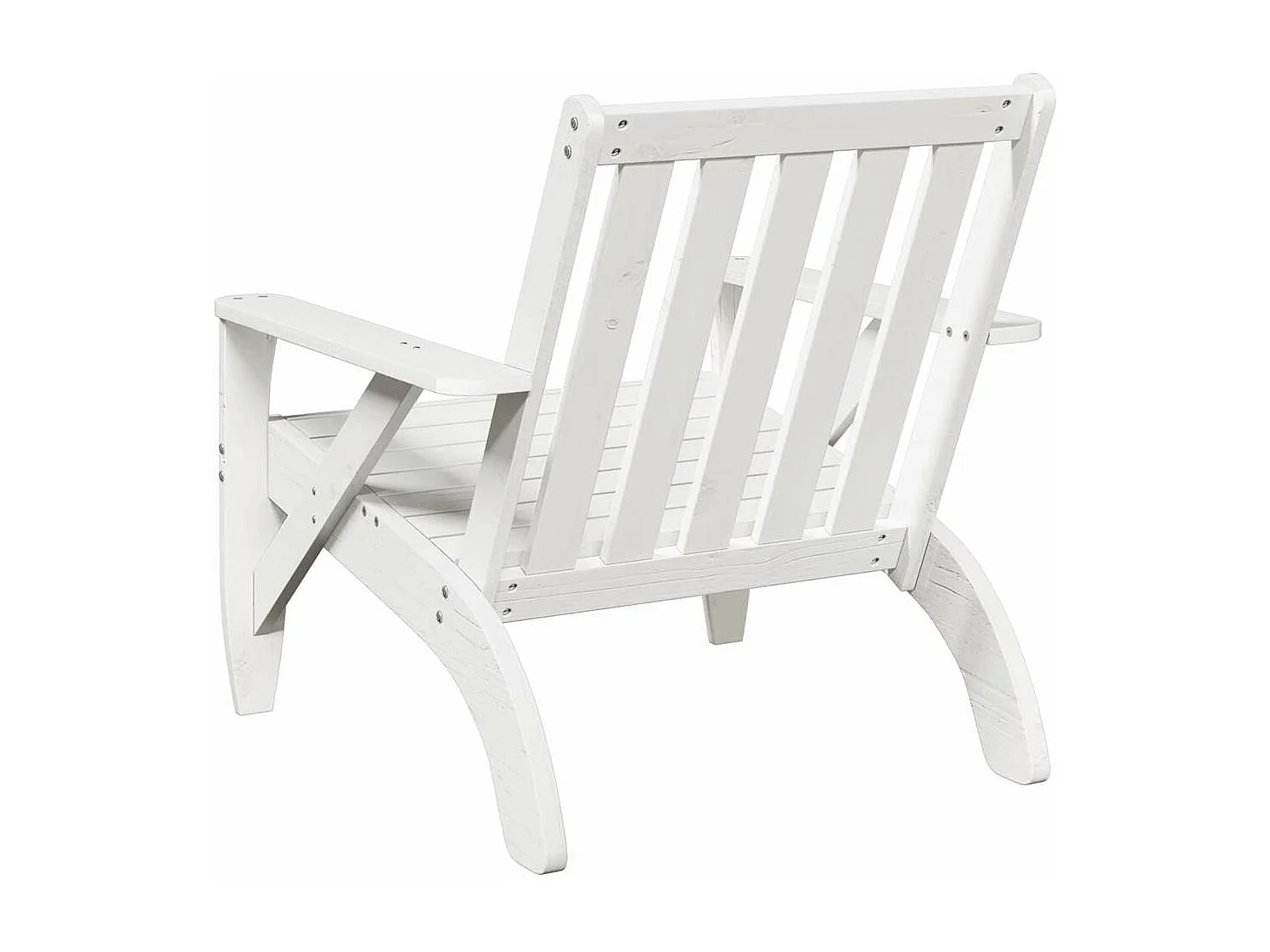 Juego de 2 sillas de jardín Adirondack 75x77x77 cm