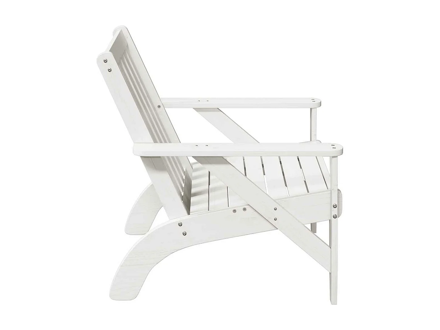 Chaises de jardin adirondack lot de 2 75x77x77 cm
