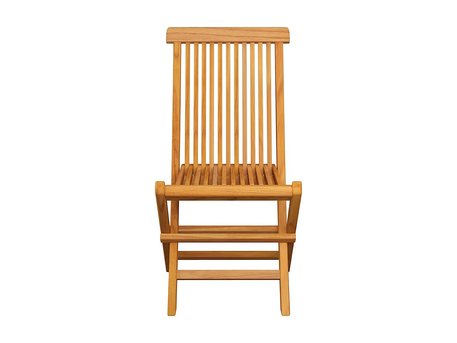 Gartenstühle und beige Kissen 8er Set Massivholz Teak