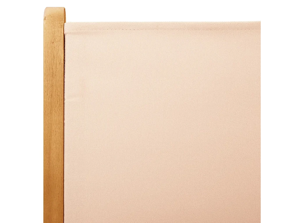 Chaises de jardin lot de 2 beige bois d'acacia massif et tissu