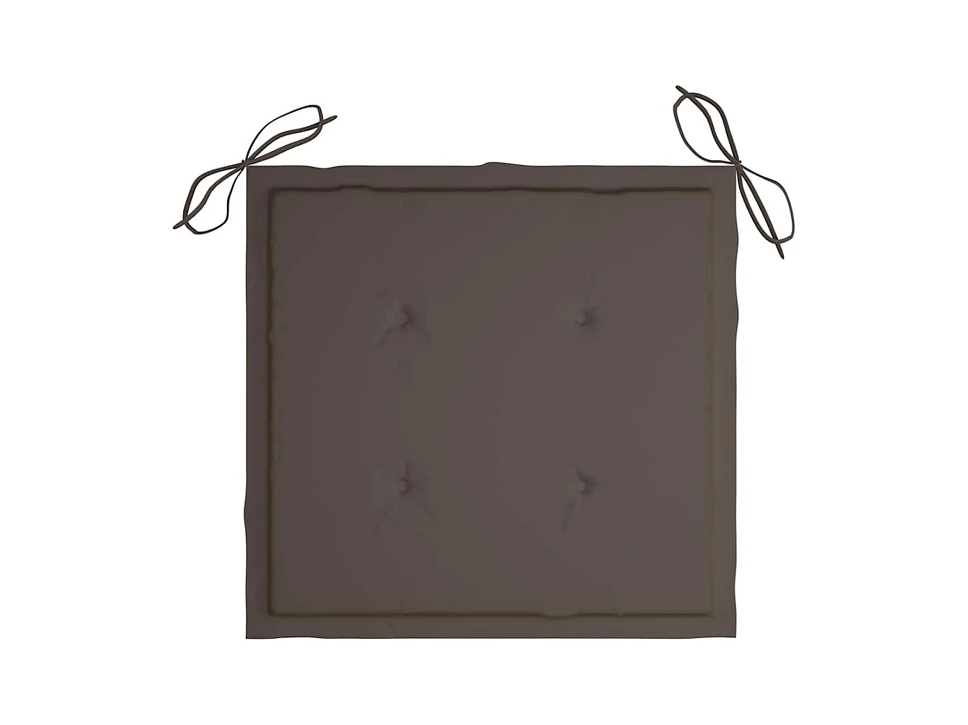 Tuinstoelen met taupe kussens set van 3 Massief teakhout