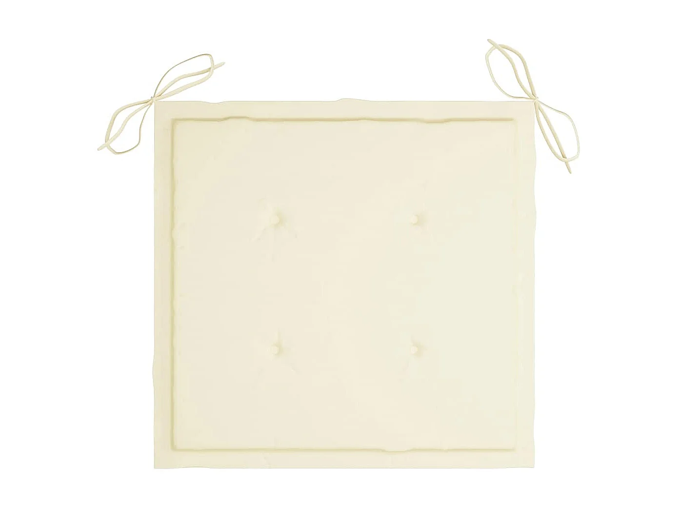 Chaises pliables d'extérieur lot de 4 et coussins Bois d'acacia