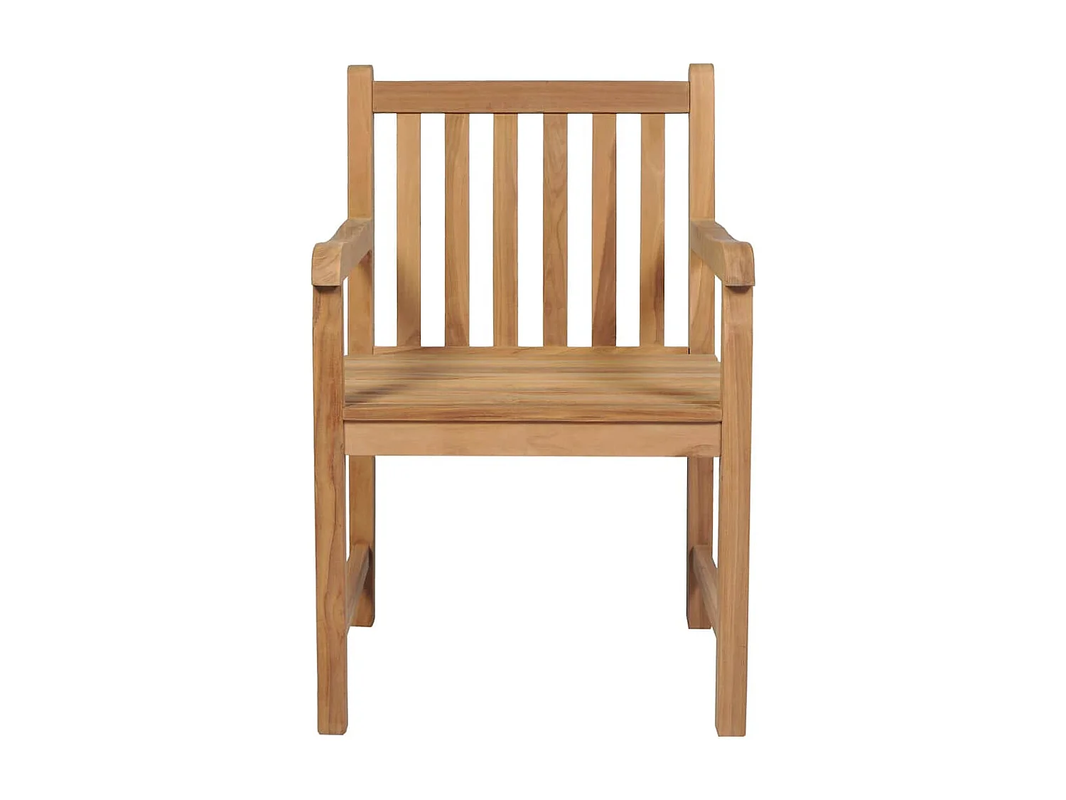 Chaises de jardin lot de 8 avec coussins anthracite Bois teck