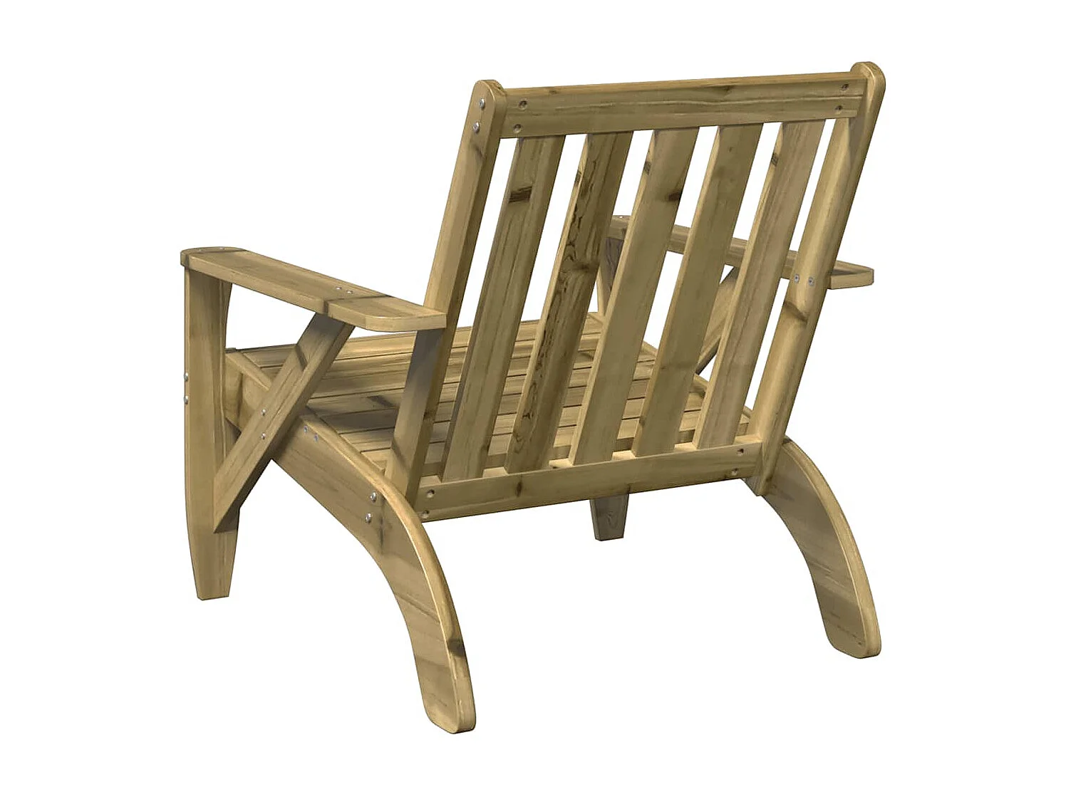 Adirondack Gartenstuhl 75x77x77 cm imprägniertes Kiefernholz