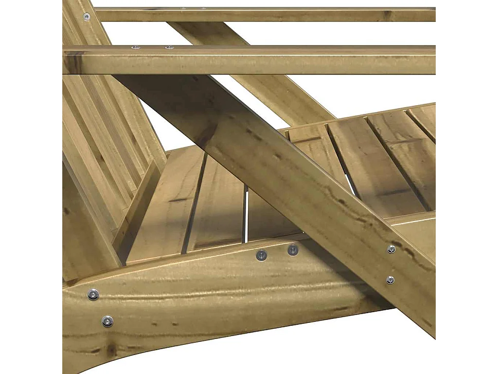 Adirondack Gartenstuhl 75x77x77 cm imprägniertes Kiefernholz