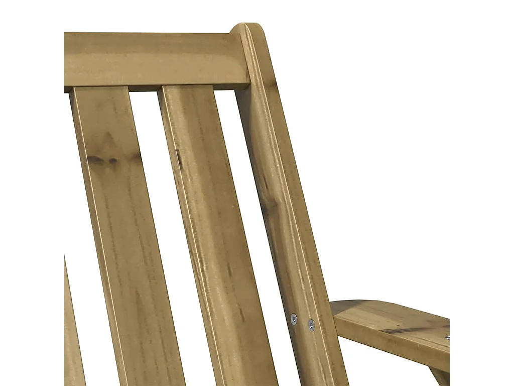 Adirondack Gartenstuhl 75x77x77 cm imprägniertes Kiefernholz