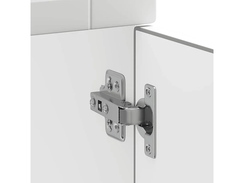 Armoire de cuisine Porto blanc bois d'ingénierie