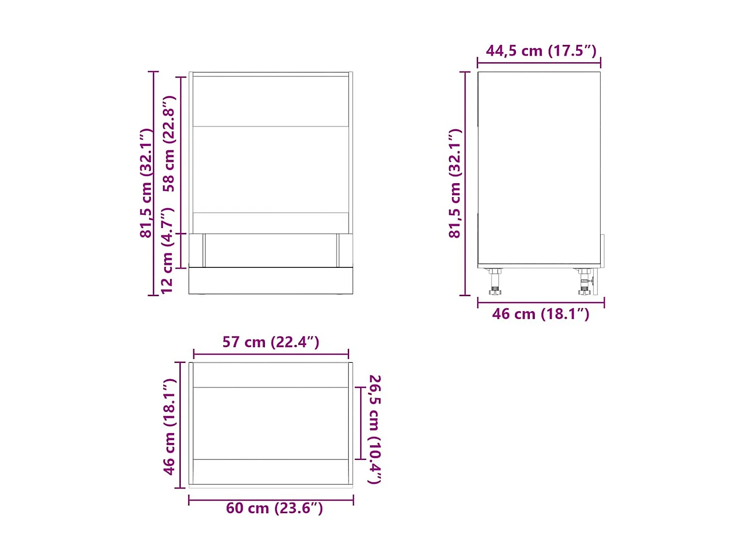 Mobile forno Lucca legno vecchio legno ingegnerizzato