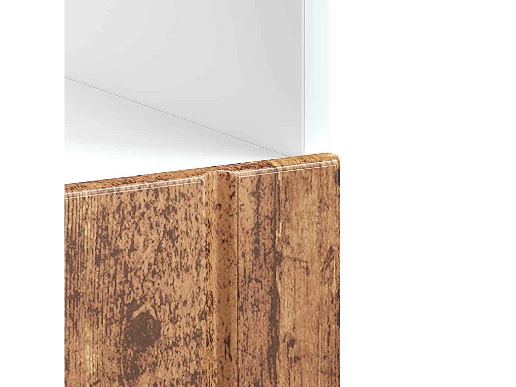 Armário de forno Lucca madeira antiga madeira projetada