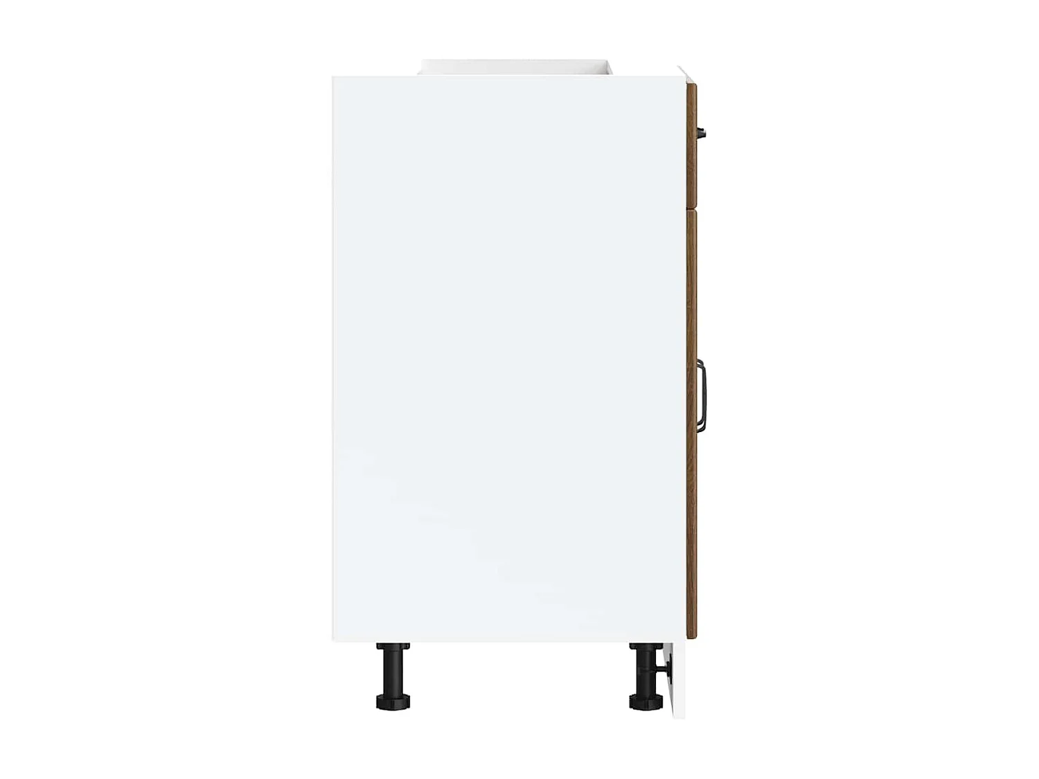 Mobile da cucina Lucca in rovere marrone, legno ingegnerizzato