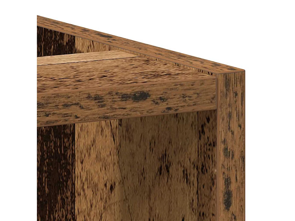 Armoire de plancher vieux bois 40x44,5x81,5cm bois d'ingénierie