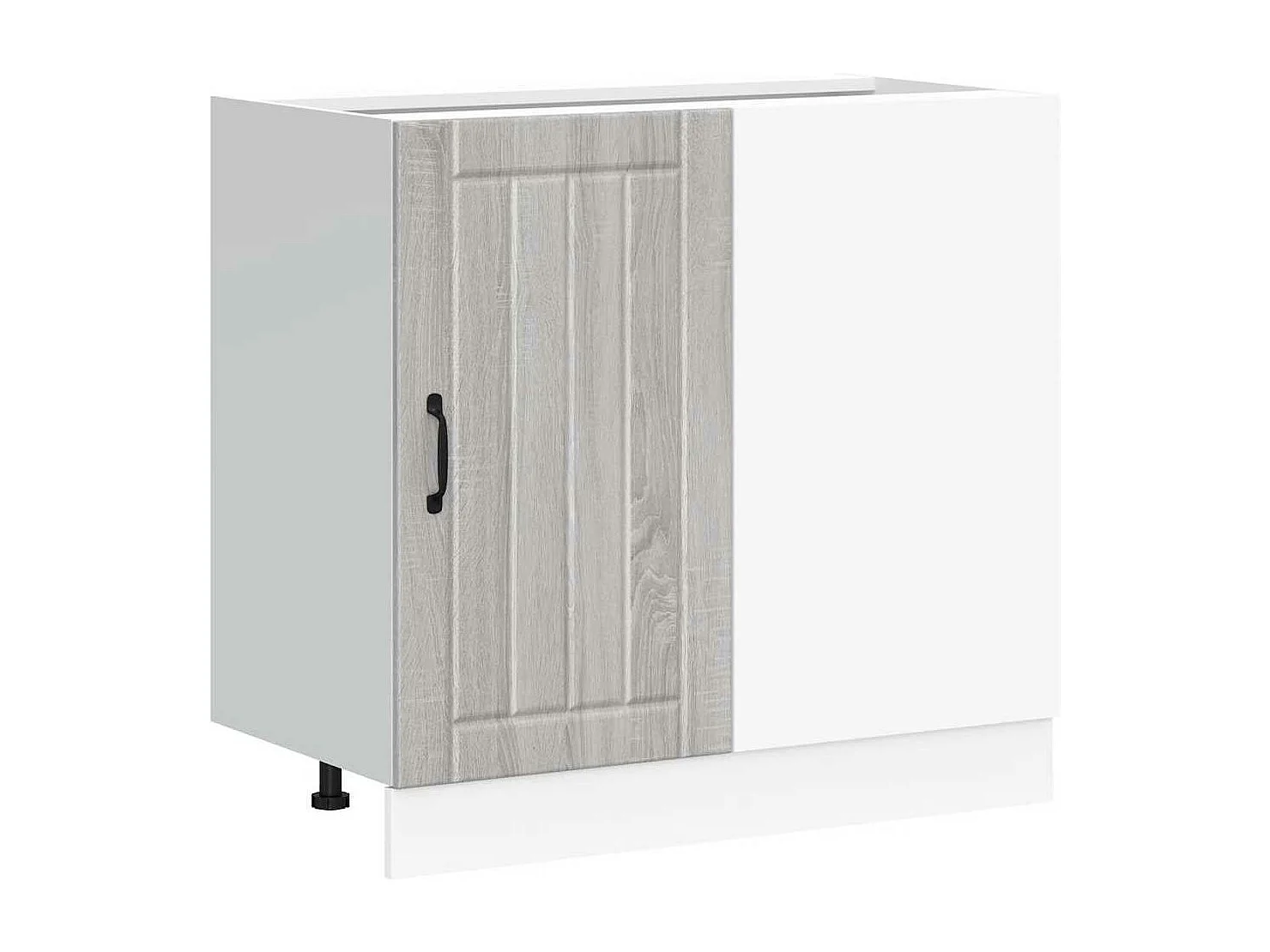 Meuble de base de lavabo Lucca sonoma gris bois d'ingénierie