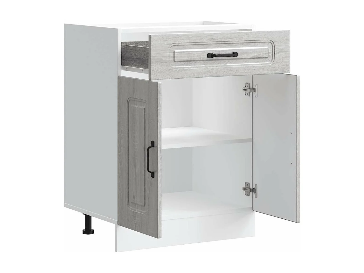 Armoire de cuisine Kalmar sonoma gris bois d'ingénierie