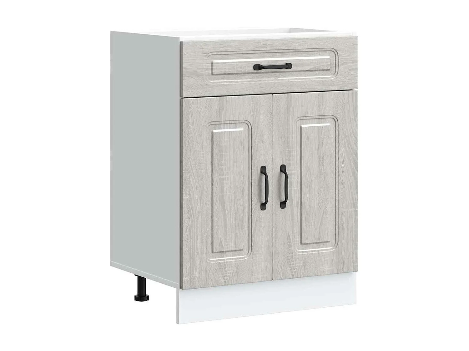 Armoire de cuisine Kalmar sonoma gris bois d'ingénierie