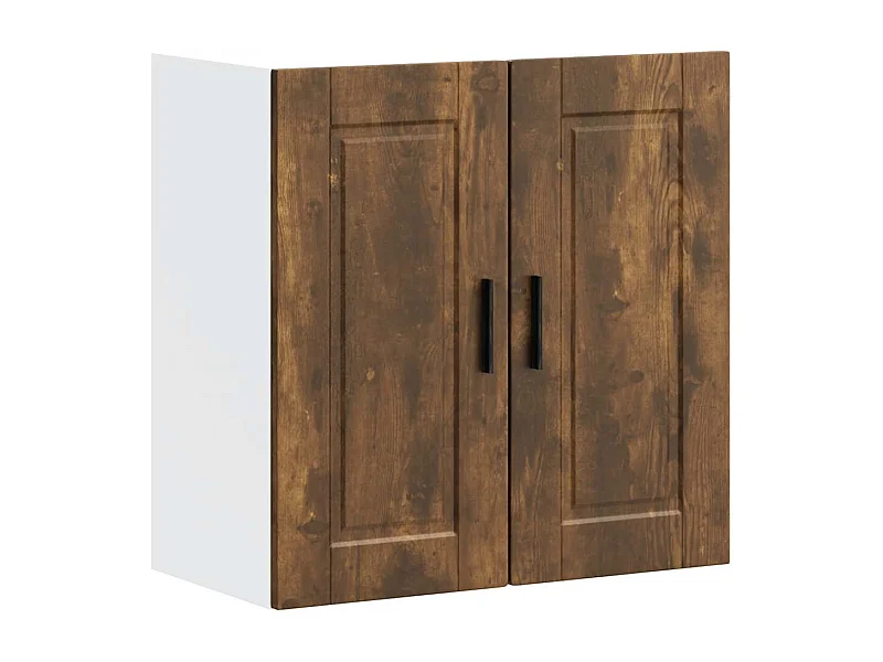 Mueble de pared de cocina Porto de madera de ingeniería de roble ahumado