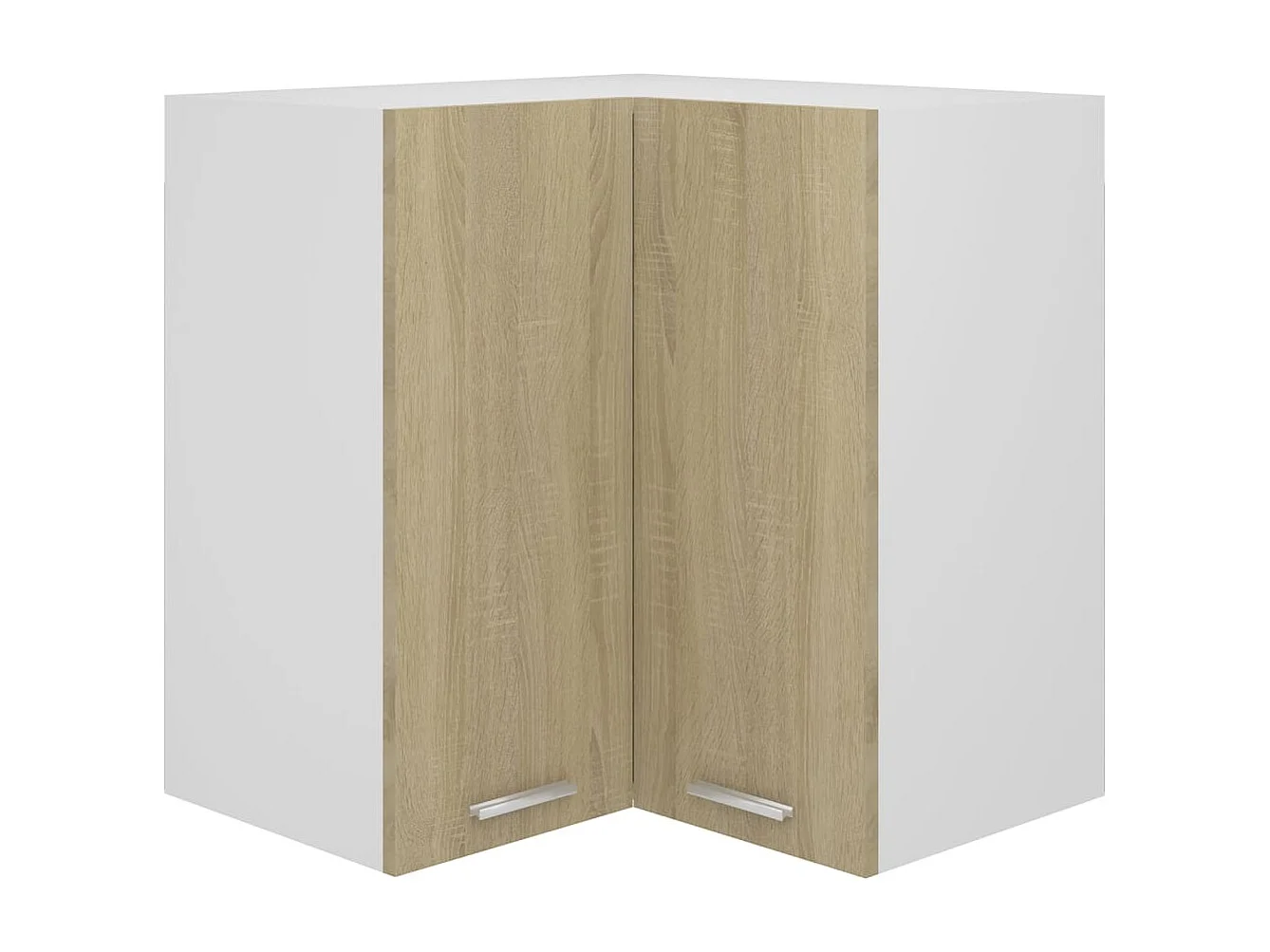 Armoire d'angle suspendue Chêne sonoma Bois d’ingénierie