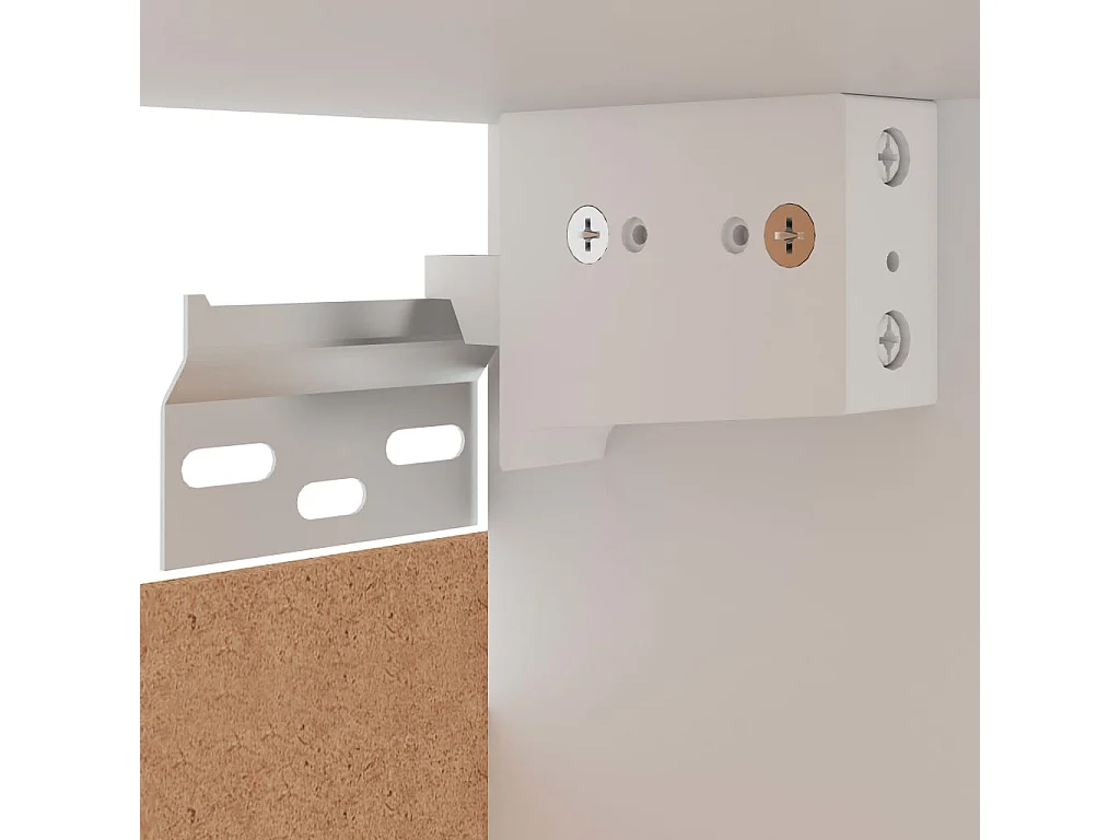 Armoire d'angle suspendue Chêne sonoma Bois d’ingénierie