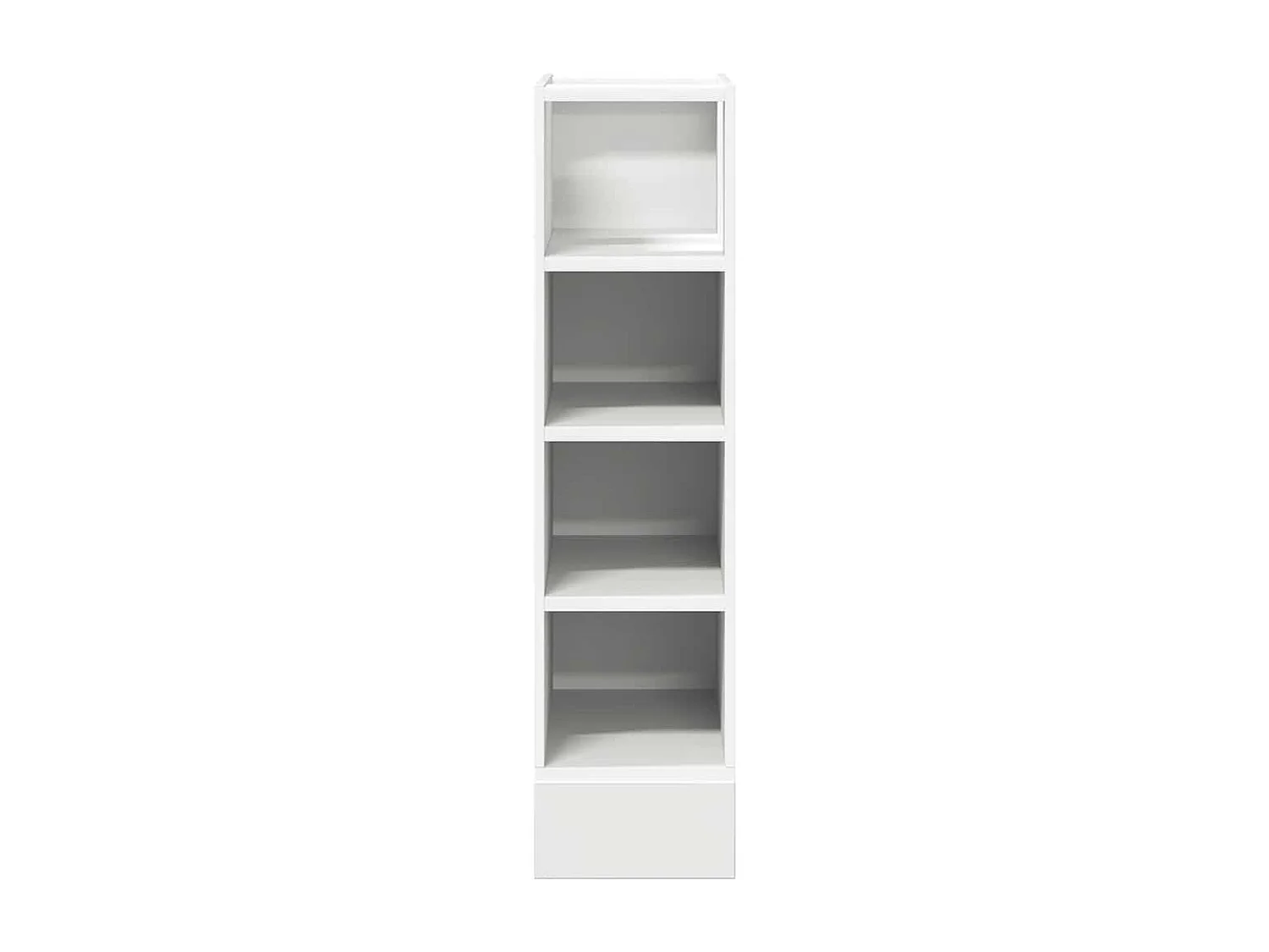 Mobiletto bianco da pavimento 20x44,5x81,5 cm in legno ingegnerizzato