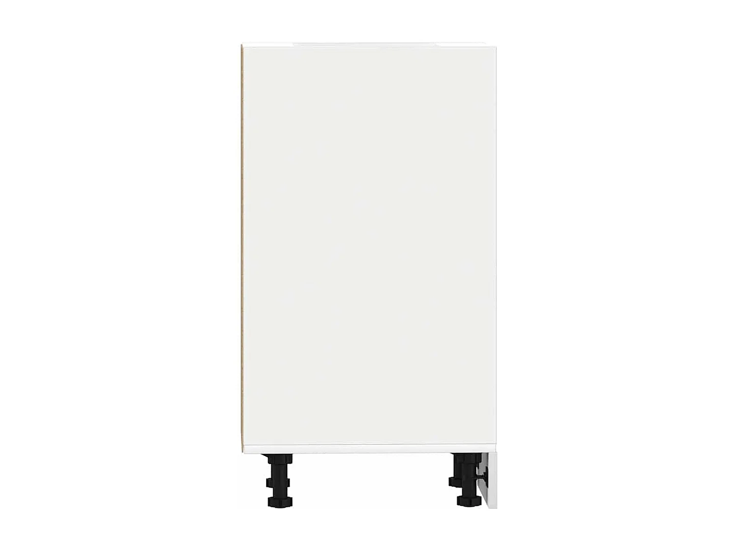 Mobiletto bianco da pavimento 20x44,5x81,5 cm in legno ingegnerizzato