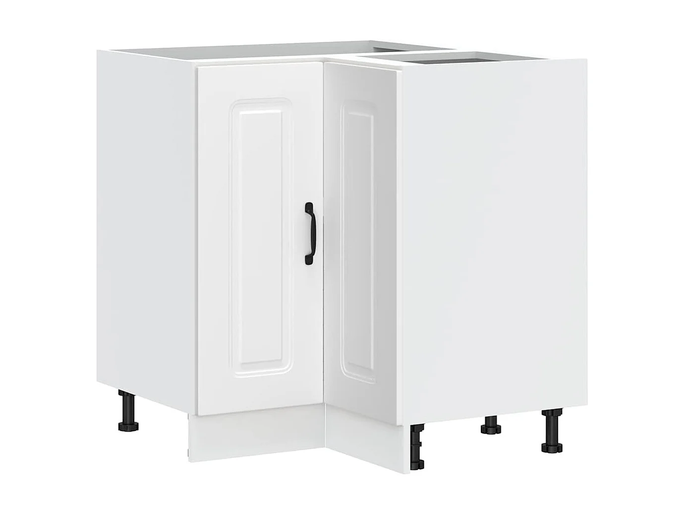 Mobile angolare da cucina in legno ingegnerizzato bianco Kalmar