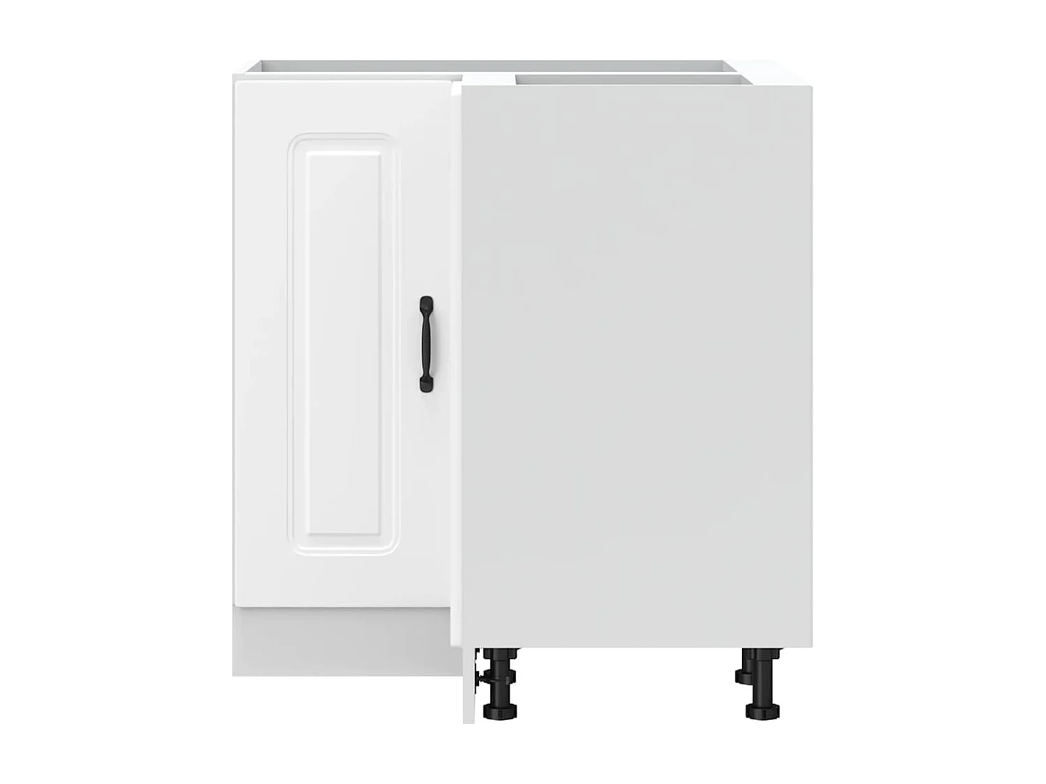 Mobile angolare da cucina in legno ingegnerizzato bianco Kalmar